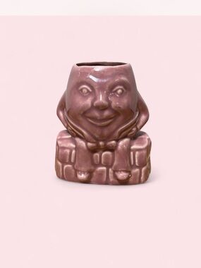 Vintage McCoy Pottery Pink Humpty Dumpty Planter Made In USA